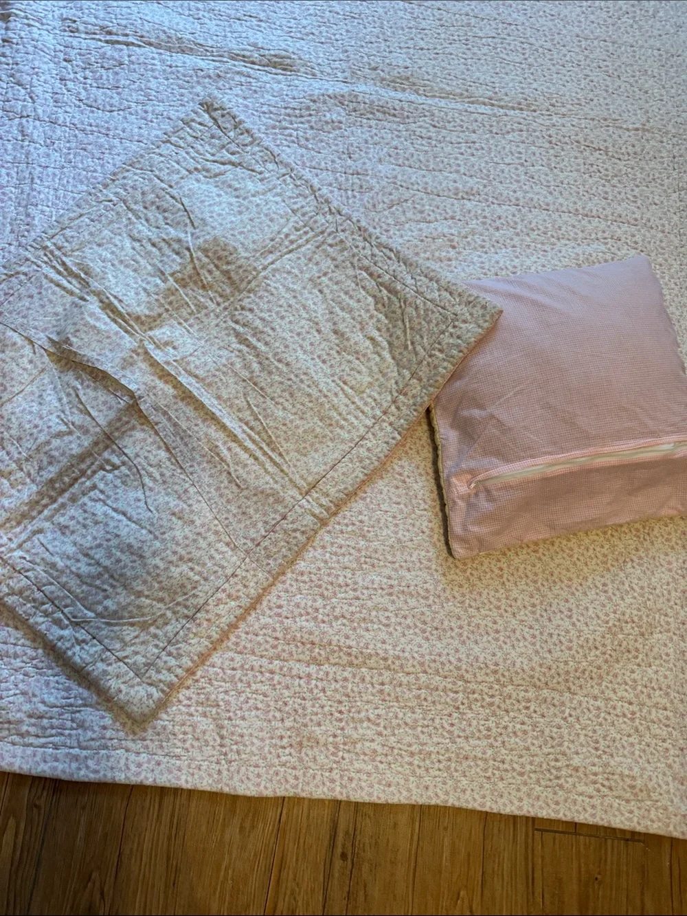 Pink Patchwork Equestrian girls Quilt/twin/full